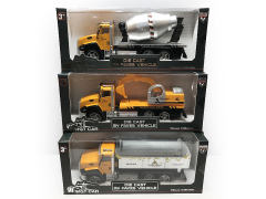 1:50 Die Cast Construction Truck Pull Back(3S)