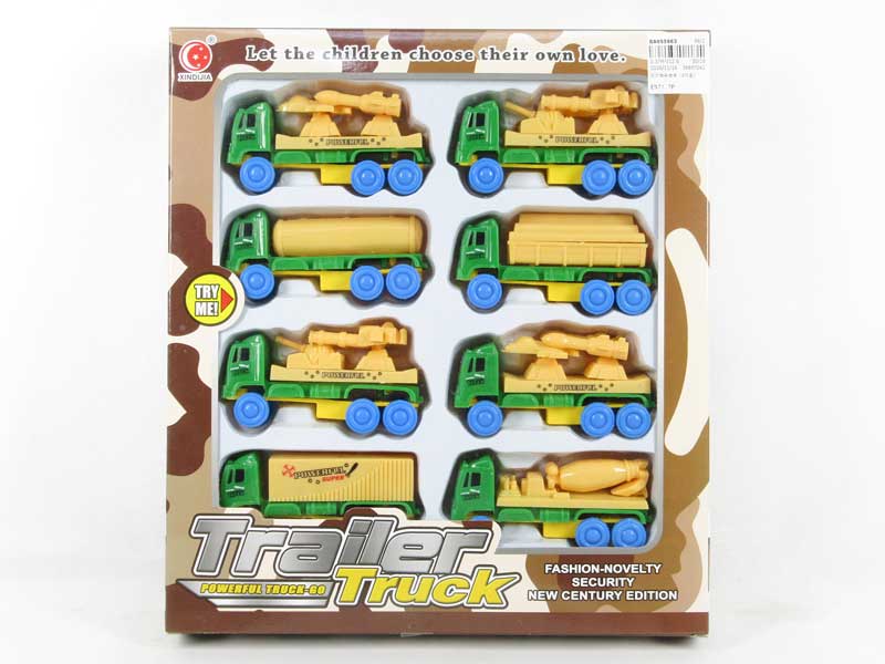 Pull Back Tow Truck（8in1） toys