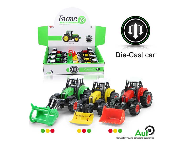 Die Cast Farmer Car Pull Back(8pcs) toys