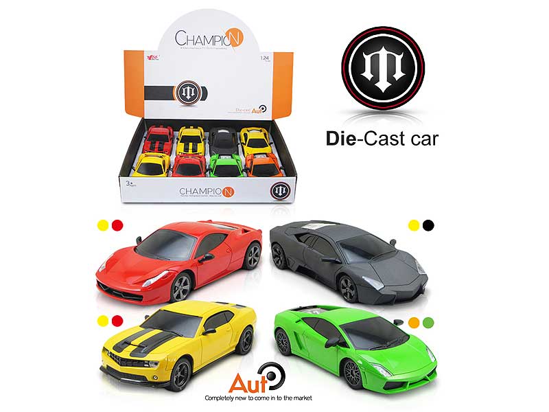 Die Cast Car Pull Back(8pcs) toys