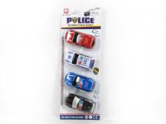 Pull Back Police Car(4in1）