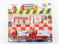 Pull Back Fire Engine Set（2in1）