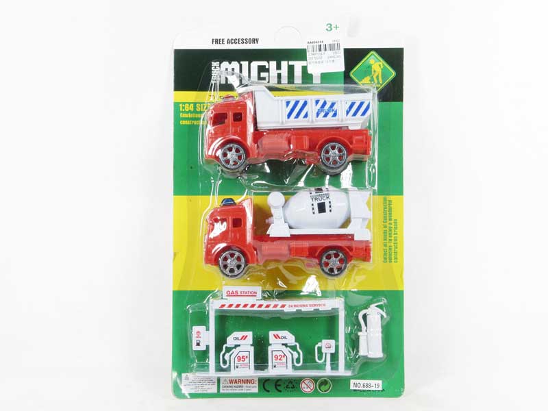 Pull Back Car Set（2in1） toys