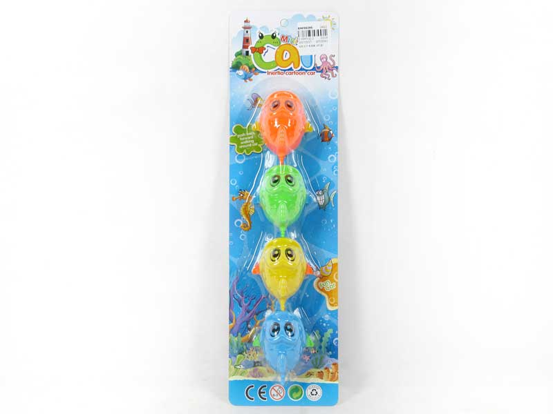Pull Back Fish(4in1) toys
