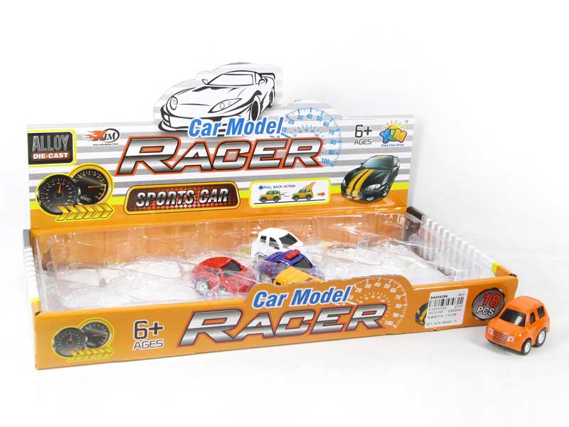 Die Cast Car Pull Bck(18in1) toys