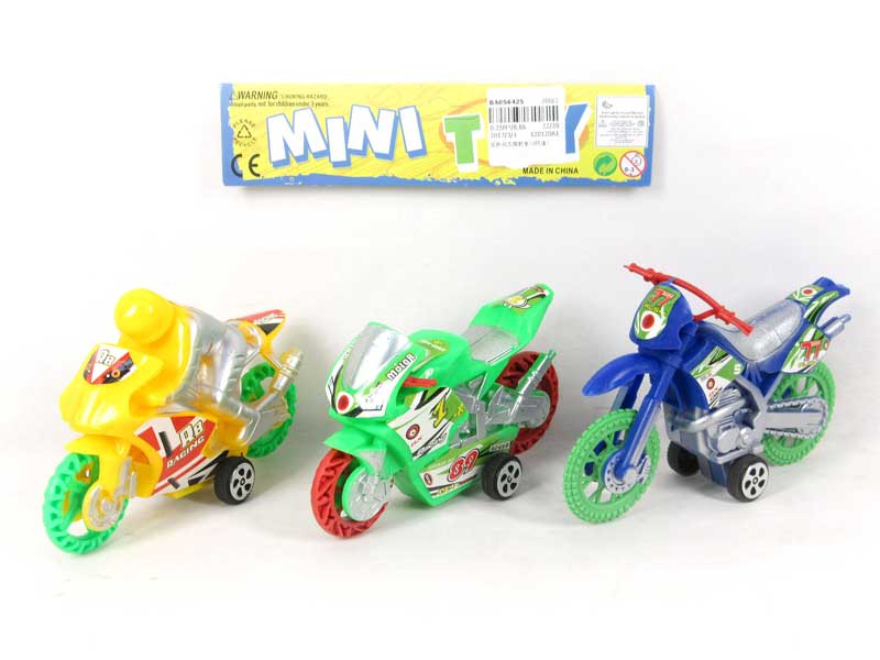 Pull Back Motorcycle(3in1） toys