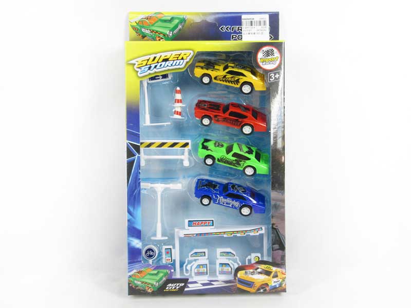 Pull Back Racing Car Set(4in1) toys