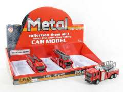 Die Cast Fire Engine Pull Back(6pcs)