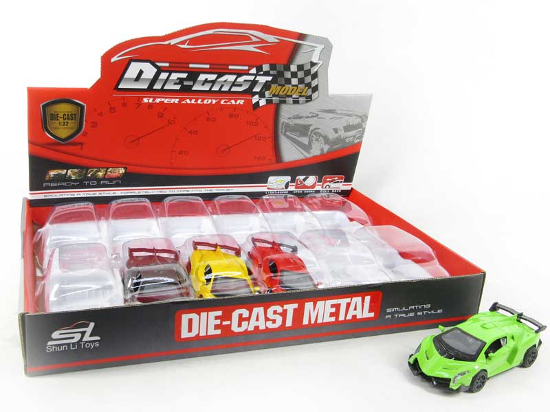 Die Cast Car Pull Back(12in1) toys