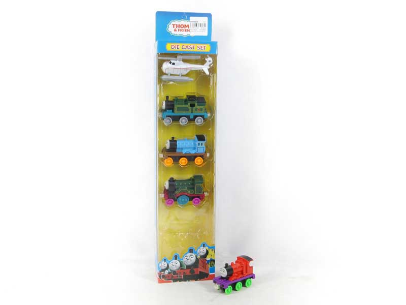 Die Cast Train Pull Back(5in1) toys