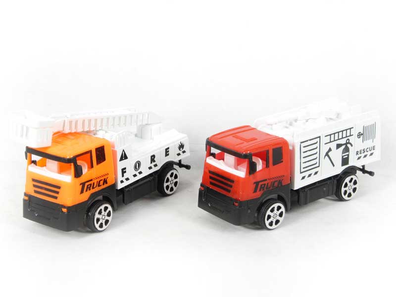 Pull Back Fire Engine(2C) toys
