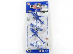 Pull Back Helicopter & Motorcycle(4in1)