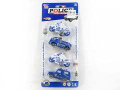 Pull Back Motorcycle & Car(4in1)