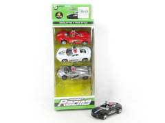 Pull Back Police Car(4in1) toys