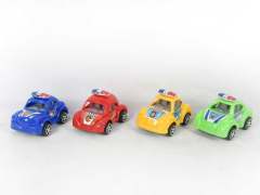 Pull Back Police Ca(4C)r toys