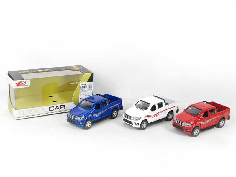 1:32 Die Cast Car Pull Back W/L_M(3C) toys