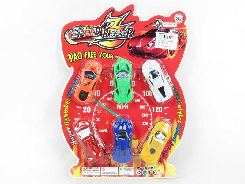 Pull Back Racing Car(6in1) toys