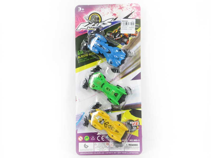 Pull Back 4Wd Car(3in1) toys