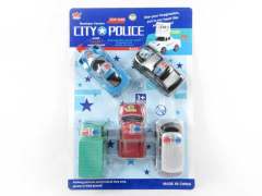 Pull Back Police Car(5in1)
