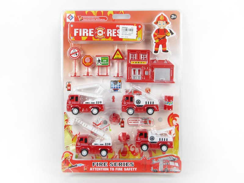 Pull Back Fire Engine toys