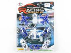 Pull Back Racing Car & Pull Back Plane(9in1）
