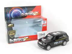 1:40 Die Cast Police Car Pull Back