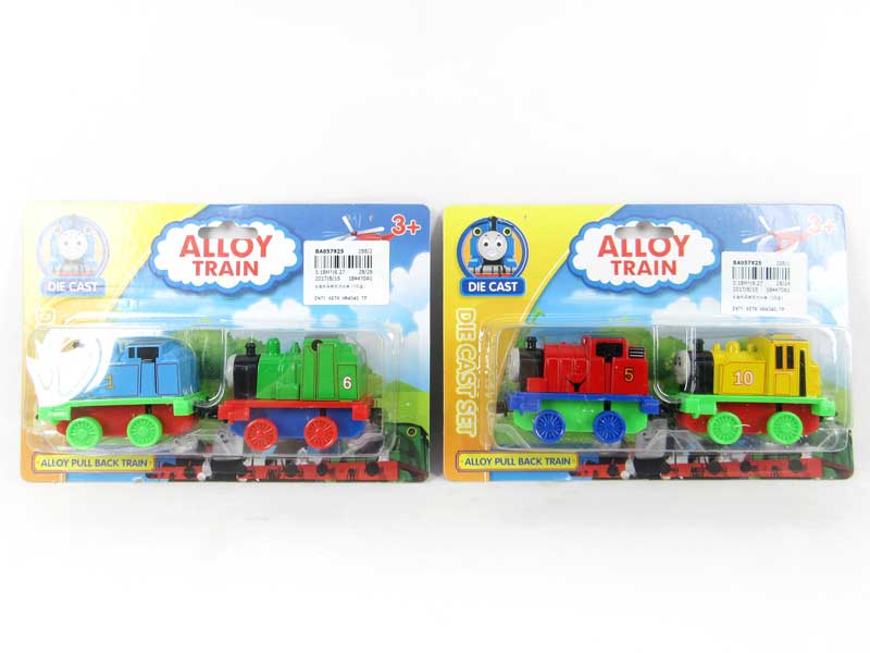 Die Cast Train Pull Back(2in1) toys