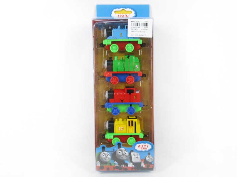 Die Cast Train Pull Back(4in1) toys