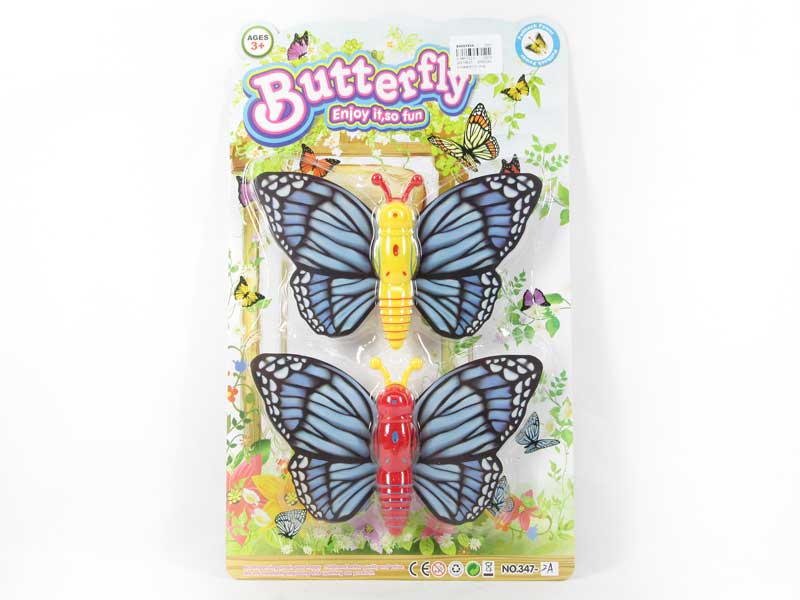 Pull Back Butterfly W/L(2in1) toys