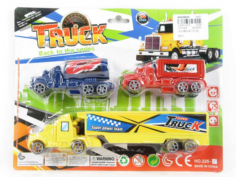 Pull Back Tow Truck(3in1) toys