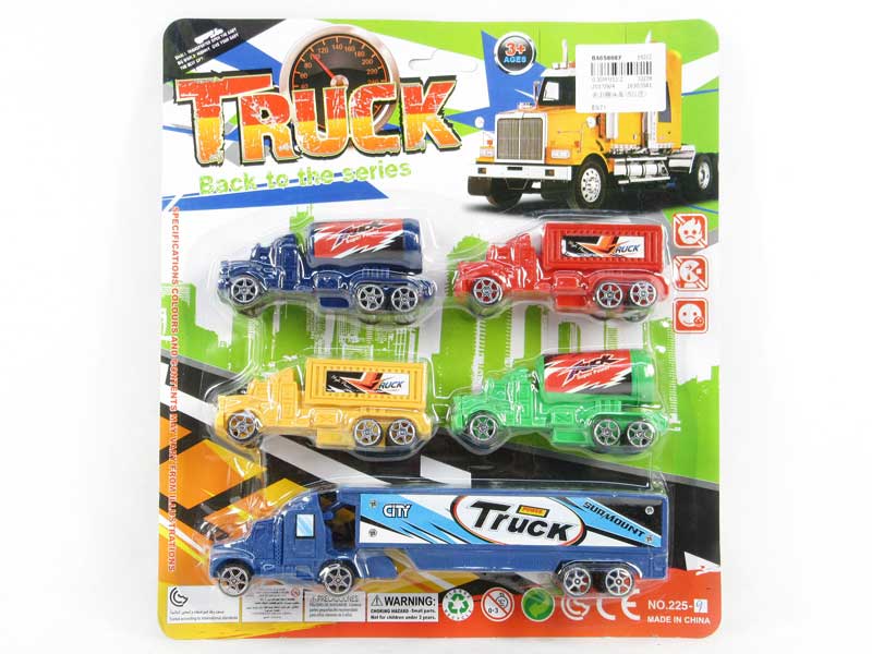 Pull Back Tow Truck(5in1) toys
