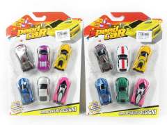 Pull Back Sports Car（6in1）