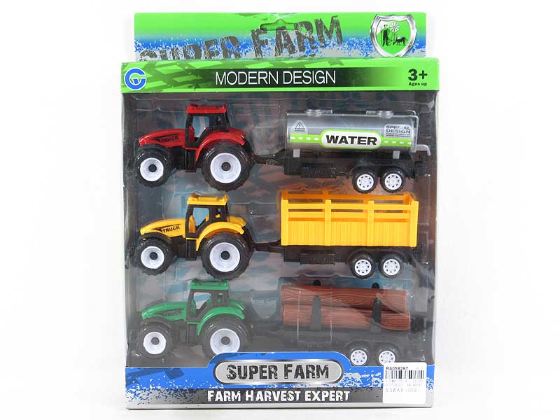 Pull Back Farmer Car(3in1) toys