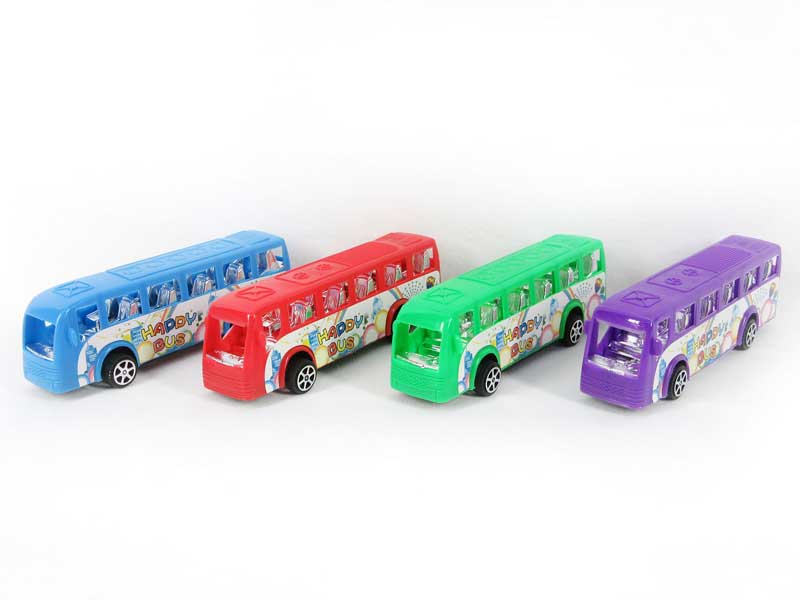 Pull Back Bus(4C) toys