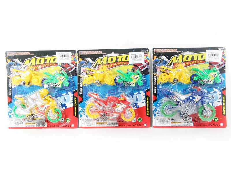Pull Back Motorcycle & Free Wheel Motorcycle(3in1) toys