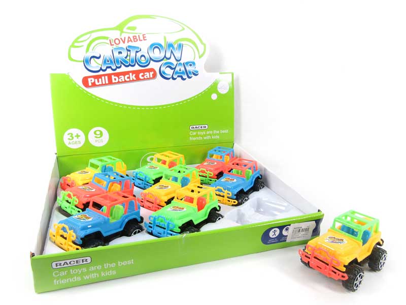 Pull Back Cross-country Car(9pcs) toys