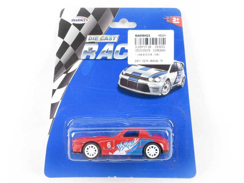 1:64 Die Cast Car Pull Back(6S) toys