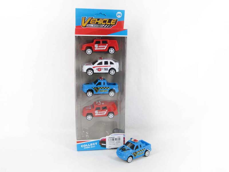 Pull Back Police Car(5in1) toys