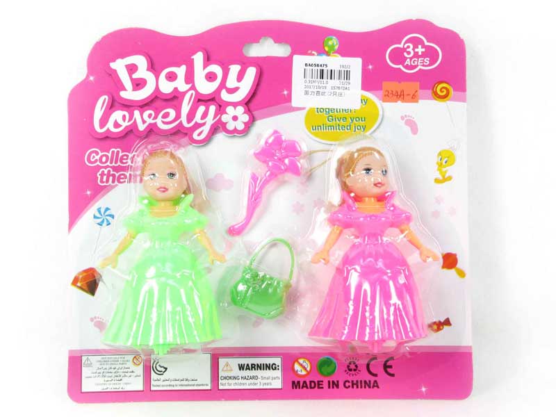 Pull Back Doll(2in1) toys