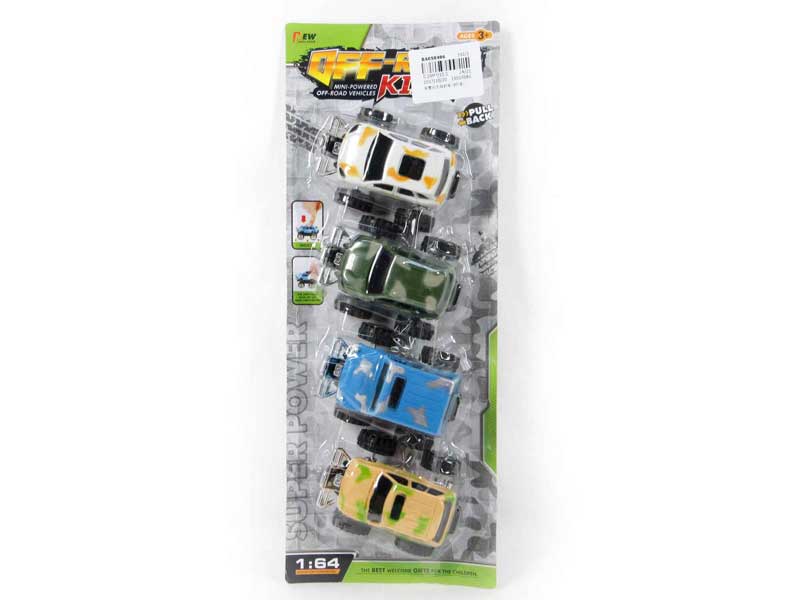 Pull Back Cross-country Car(4in1) toys