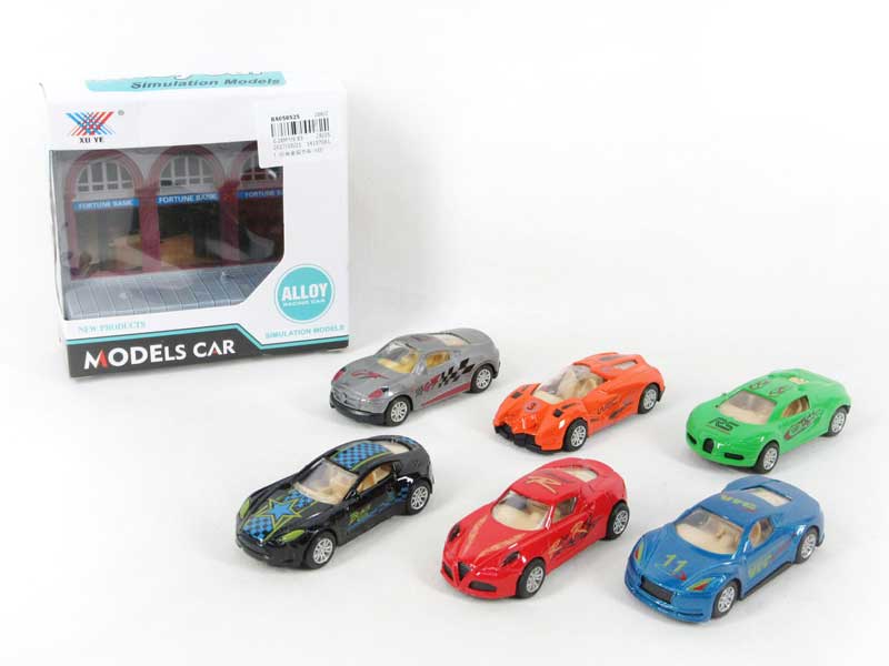 1:50 Die Cast Car Pull Back(6S) toys