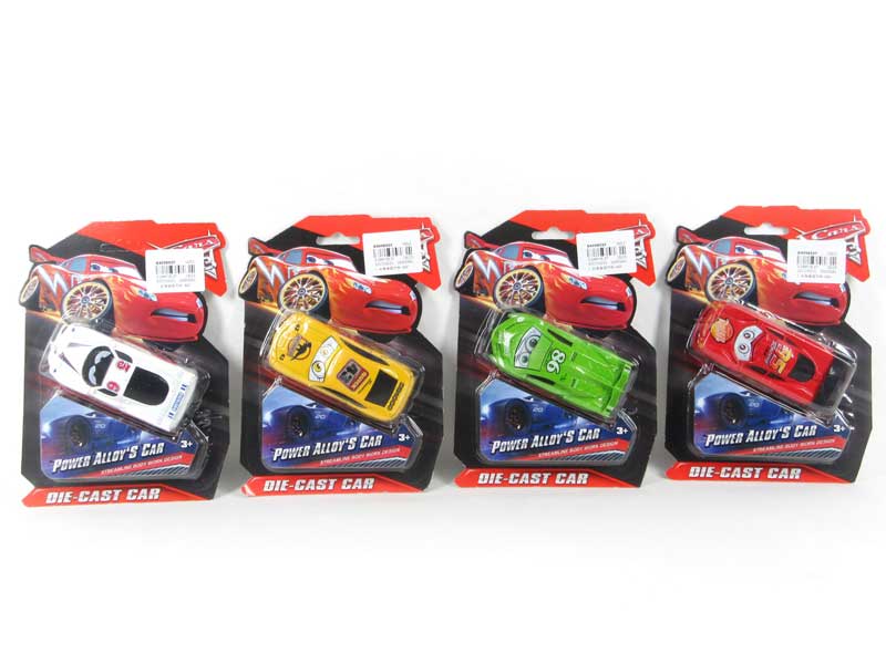 1:43 Die Cast Car Pull Back(4S) toys