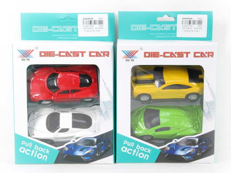 1:43 Die Cast Car Pull Back(2in1) toys