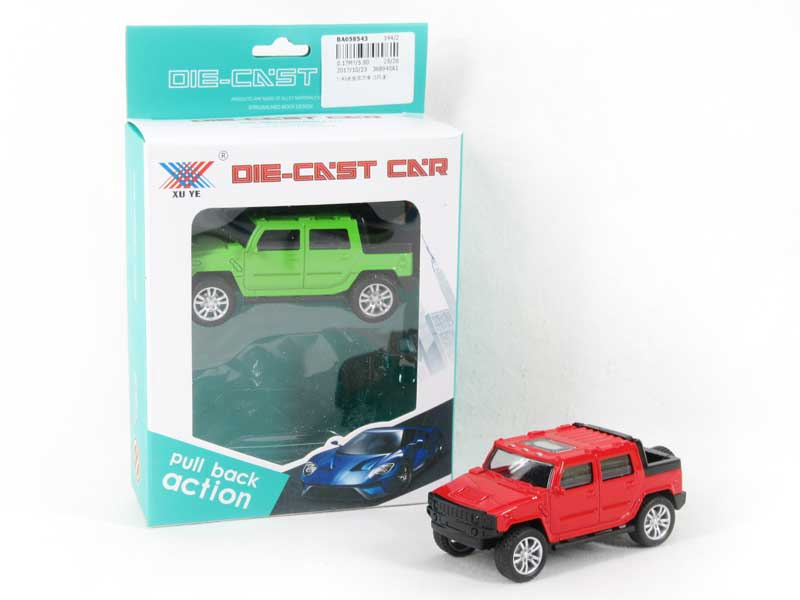 1:43 Die Cast Car Pull Back(2in1) toys