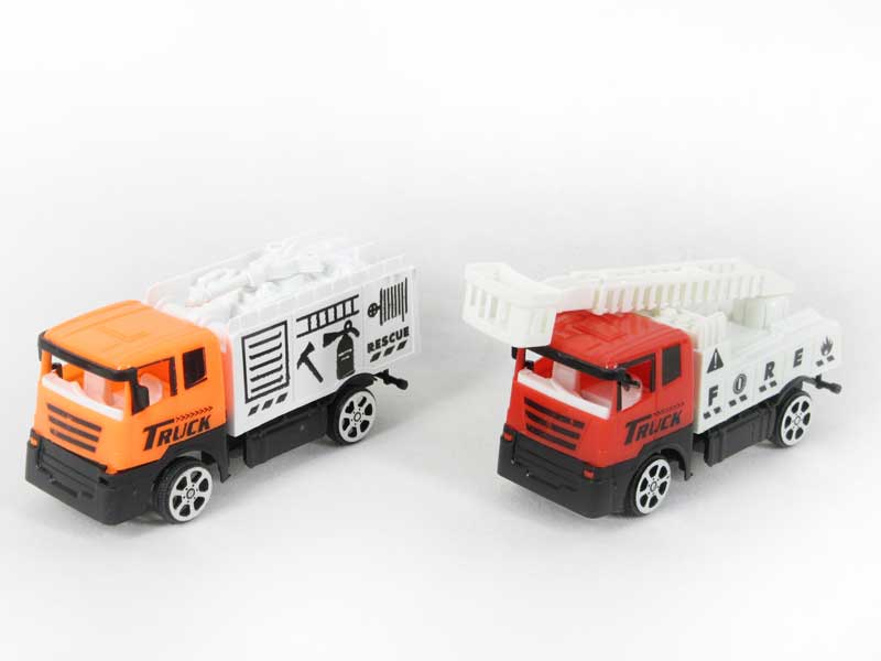 Pull Back Fire Engine(2S2C) toys