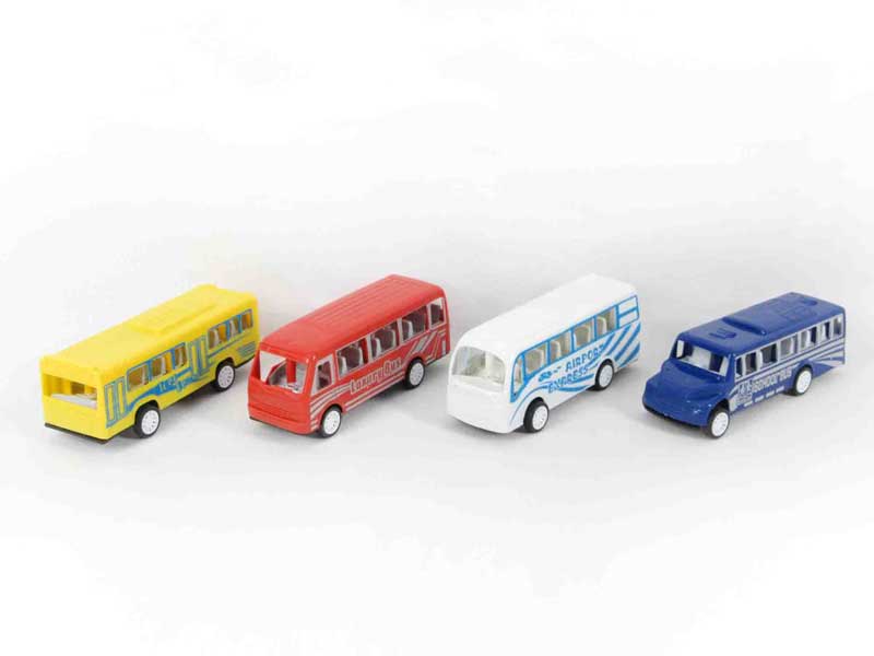 Pull Back Bus(4S4C) toys