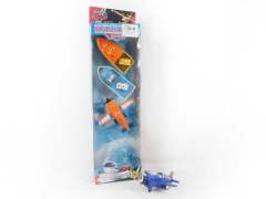 Pull Back Airplane & Ship(4in1)