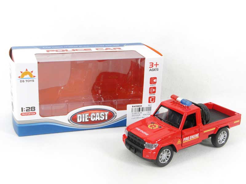 Die Cast Police Car Pull Back(4C) toys