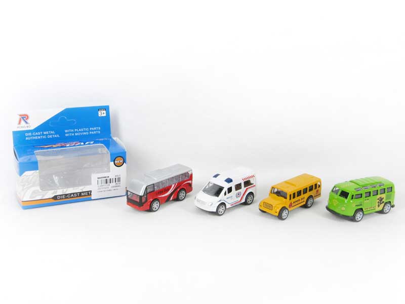 Die Cast Car Pull Back(4S4C) toys