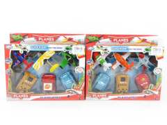 Pull Back Car & Airplane(6in1)